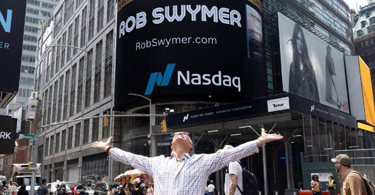 Rob Swymer on Nasdaq Billboard!